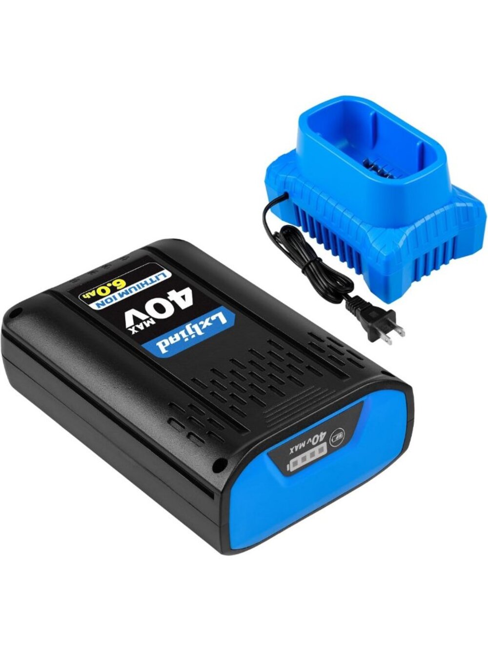 High-Capacity 6.0Ah Battery & Charger Kit for 40V Power Tools - Reliable